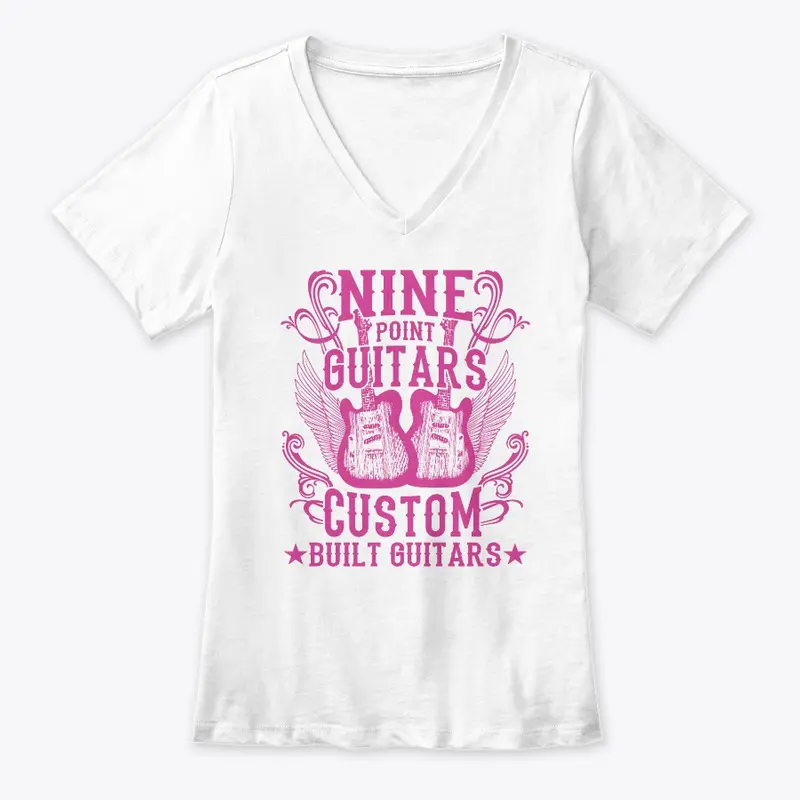 Pink Flying 9 Point Guitars Collection