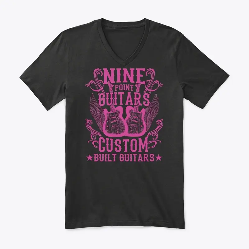 Pink Flying 9 Point Guitars Collection