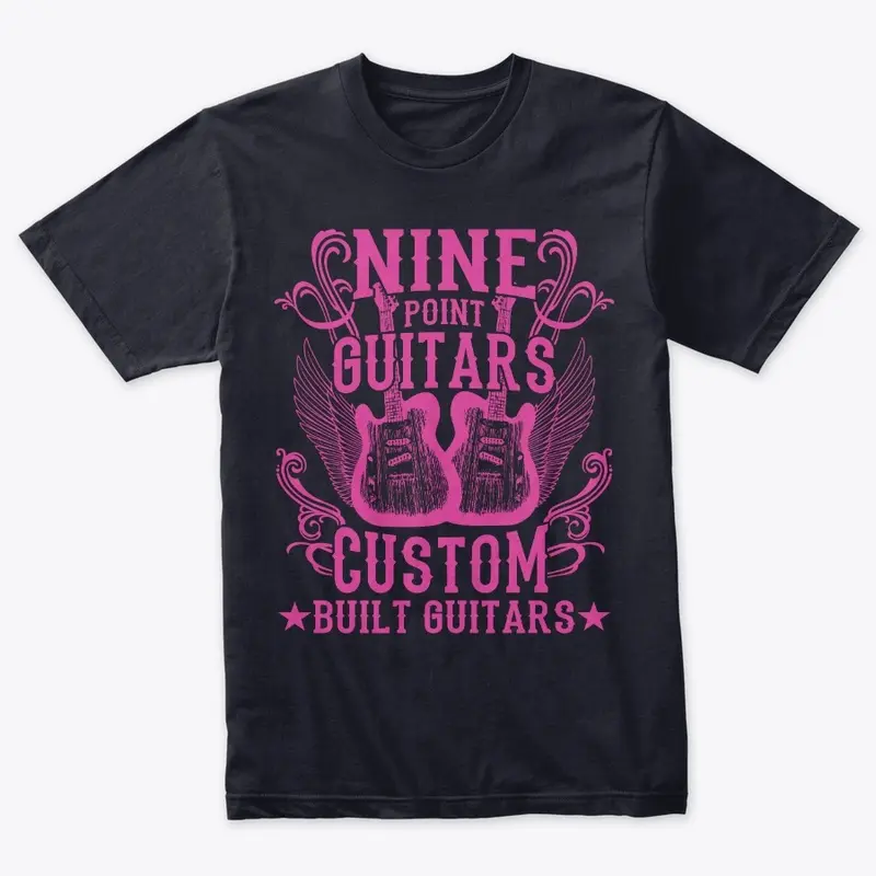 Pink Flying 9 Point Guitars Collection